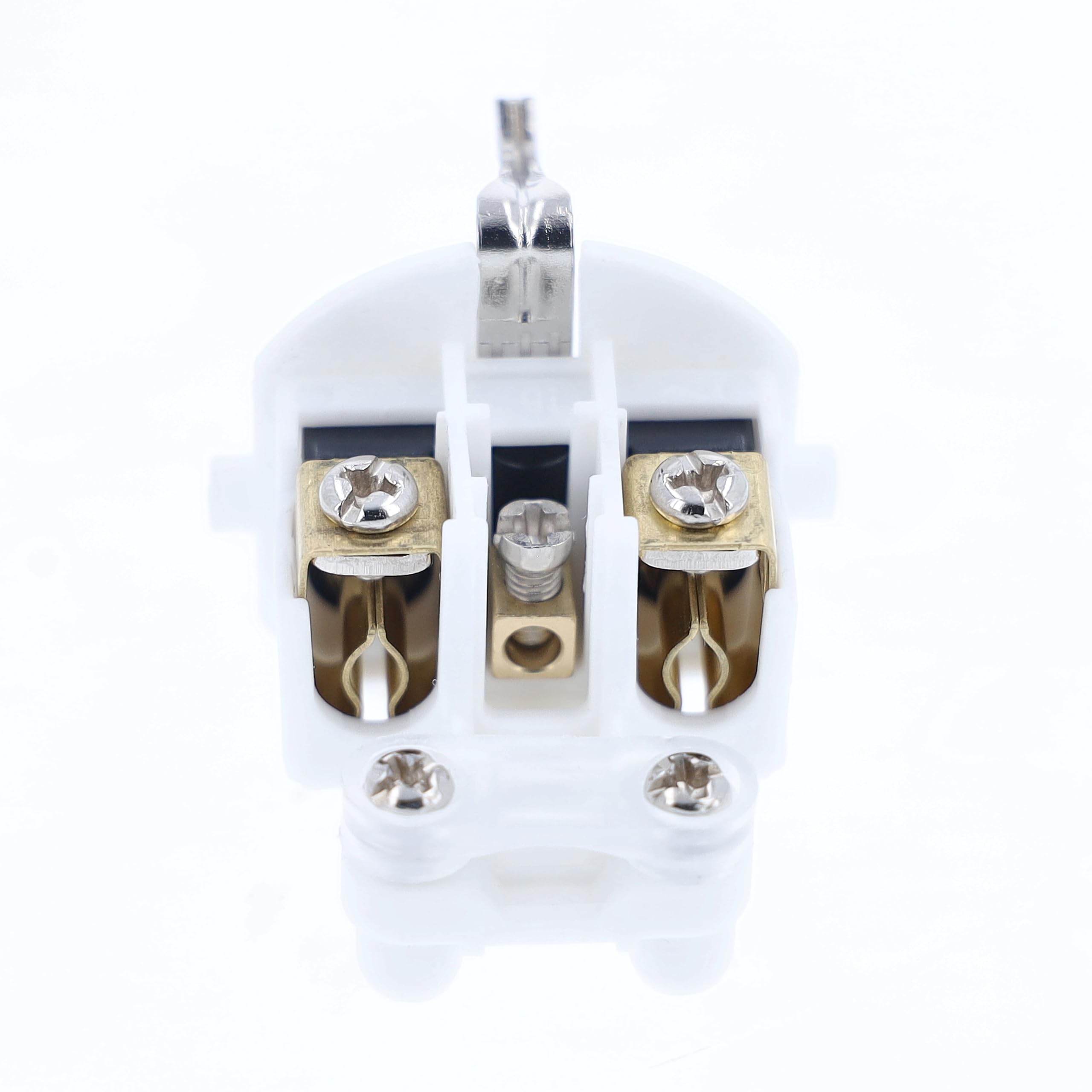 as - Schwabe 62224 Fiche électrique Femelle avec Terre PVC 230 V Blanc