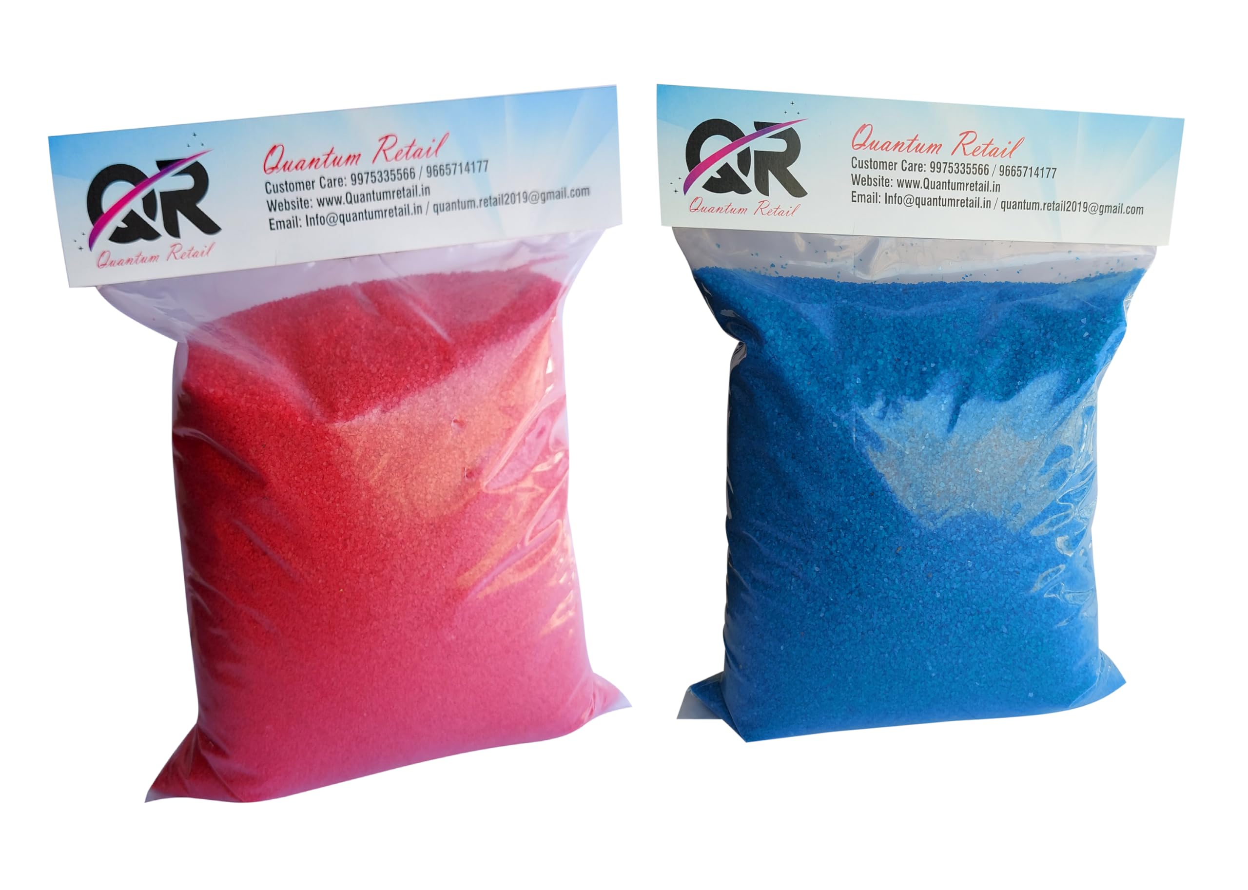 Quantum Retail Sugar Size Crystal/Quartz Silica Sand for Home and Garden Decor; Aquarium Substrate; Terrarium, Aquarium Decorative Sand (1.5 KG Red Sand + 1.5 KG Blue Sand) (B08R69MCX6) Amazon Price History, Amazon Price Tracker
