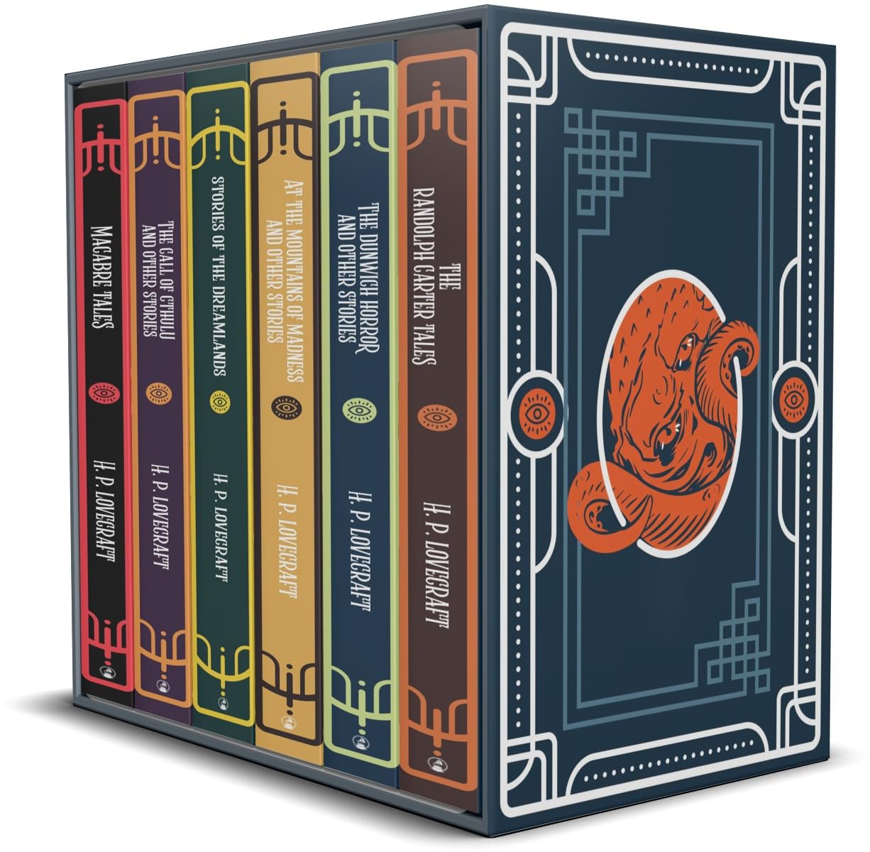 The H.P. Lovecraft 6 Book Hardback Collection Set (Macrabre Tales, Stories of the Dreamlands, The Randolph Carter Tales,The Call of Cthulhu & Other Stories) Hardcover – 1 January 2023