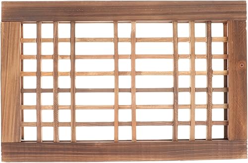 Yardwe Decoración de pared para ventana de campo, marco de ventana, decoración de pared rústica, decoración de casa de campo, decoración para el