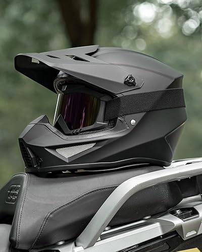 Miniatura 6 de Casco de motocross ATV BMX MX Off Road para adultos con gafas guantes máscara DOT modelo MT766