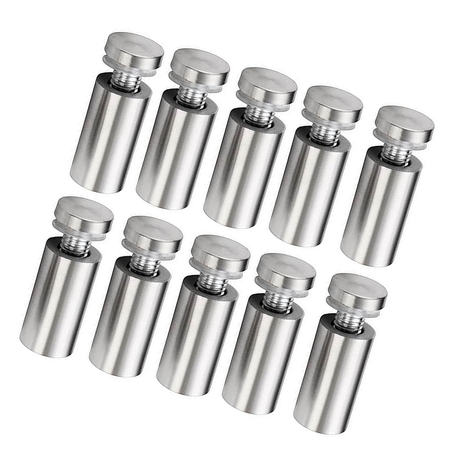 10PCS Advertising Nail, Stainless Steel Iron Rustproof Wall Mounted Standoff Screw Wall Standoffs Nails for Gallery,Advertising and Decorative Painting, Etc
