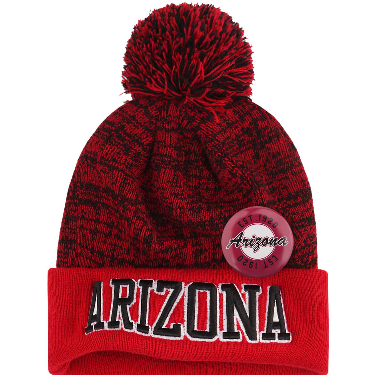 Football Beanie Hat for Men and Women Super Soft Pompom Knit Cap Winter Skullcap Toque