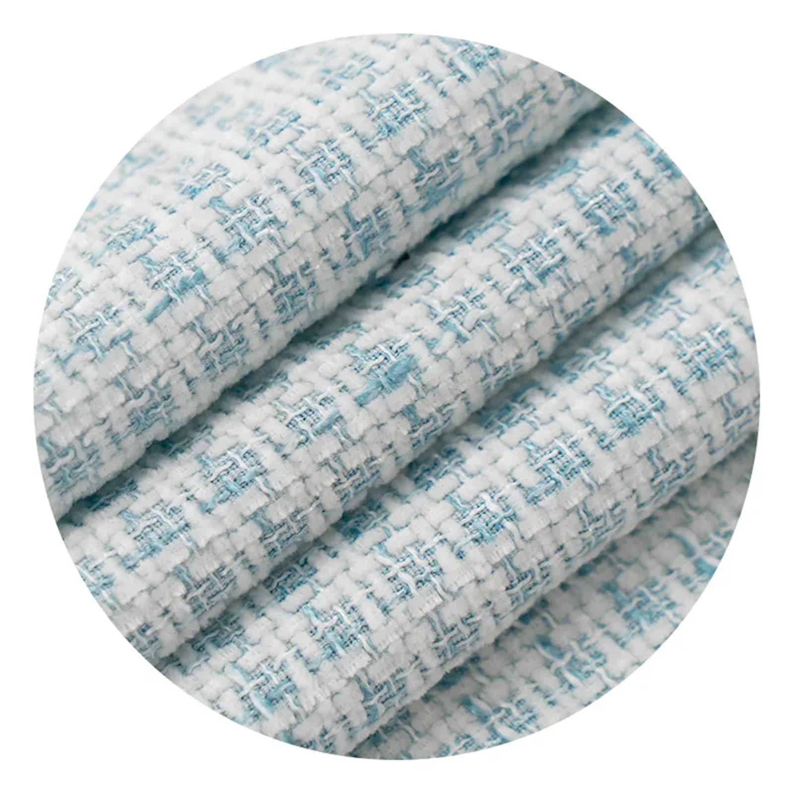 Tela de Tweed poliéster for Abrigos, Faldas, Chalecos, Costura