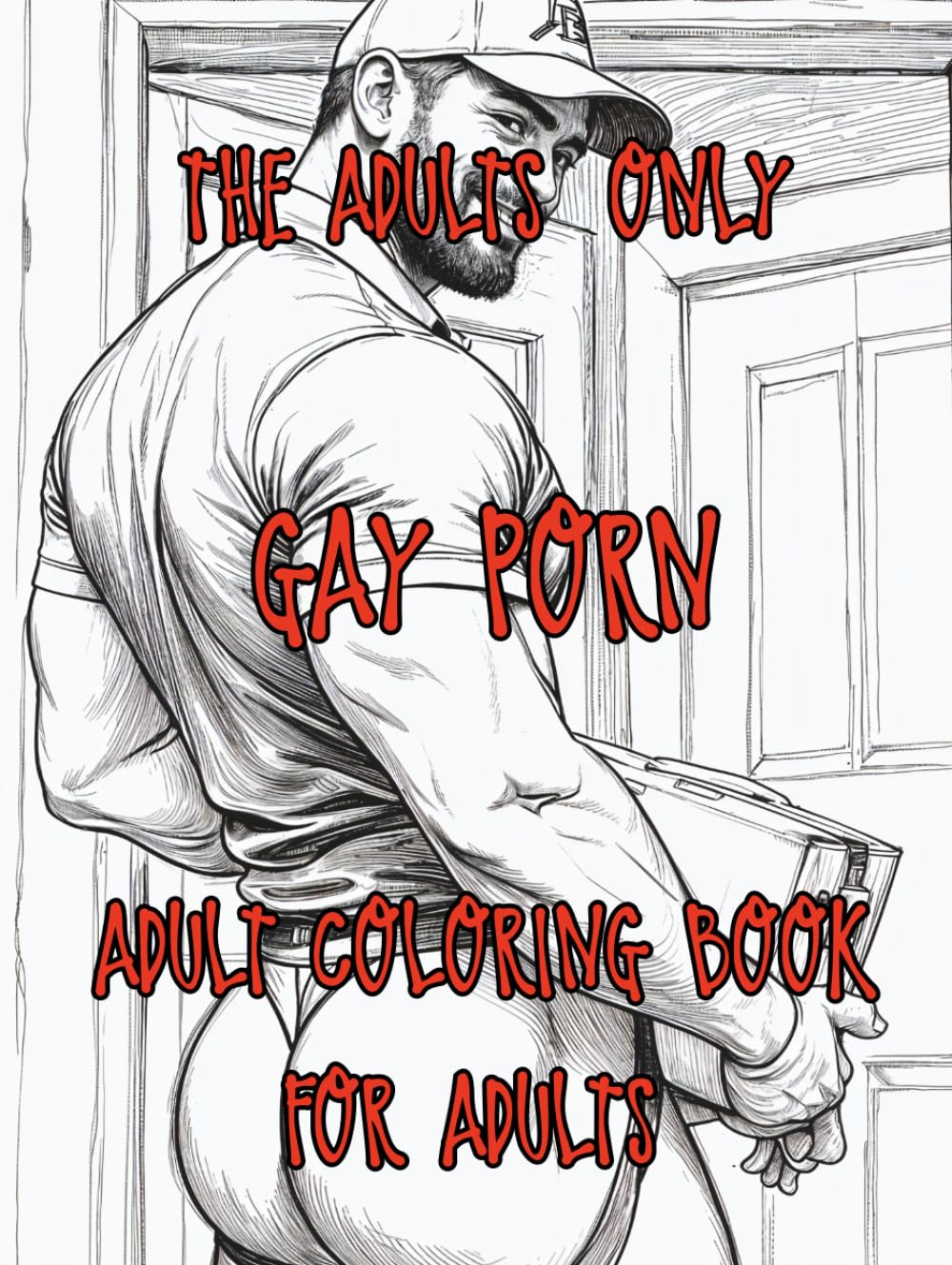the adults only gay porn adult coloring book for adults