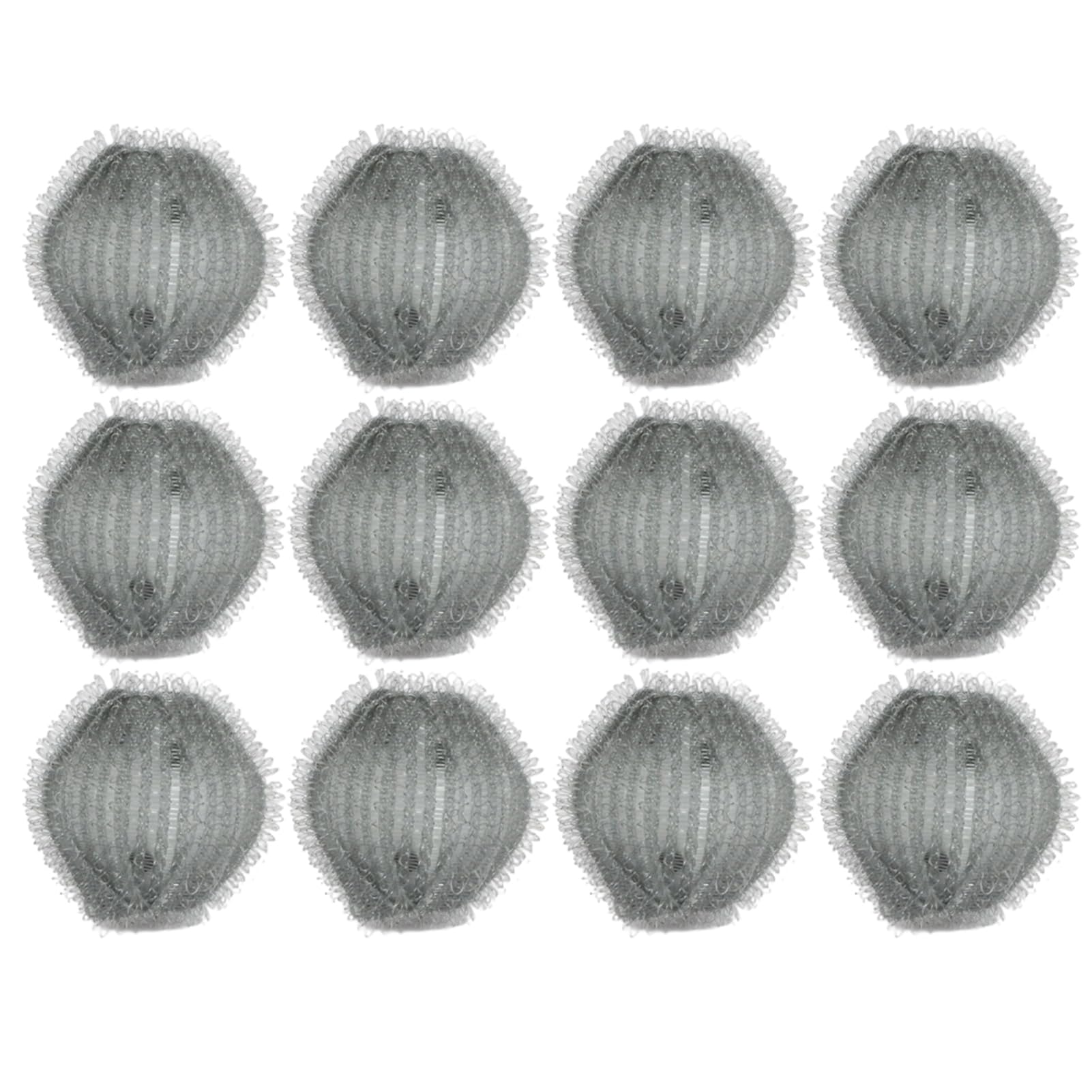 Laundry Balls, Tumble Dryer Accessories, 12Pcs Reusable Anti-Hair Clothes Catching Washing Filter Balls, Hair Filter Tool for Clothing, Linen and Bedding D
