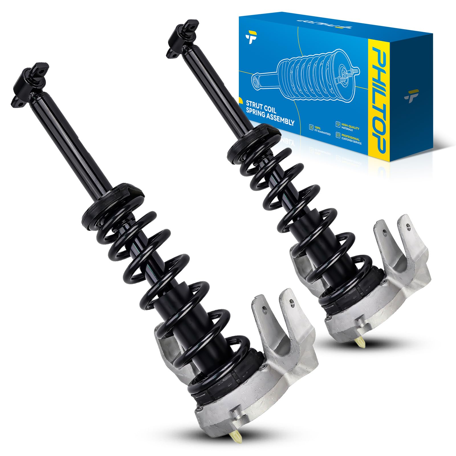 PHILTOP 2Pcs Front Strut Assembly for 2004-2007 CTS 3.6L