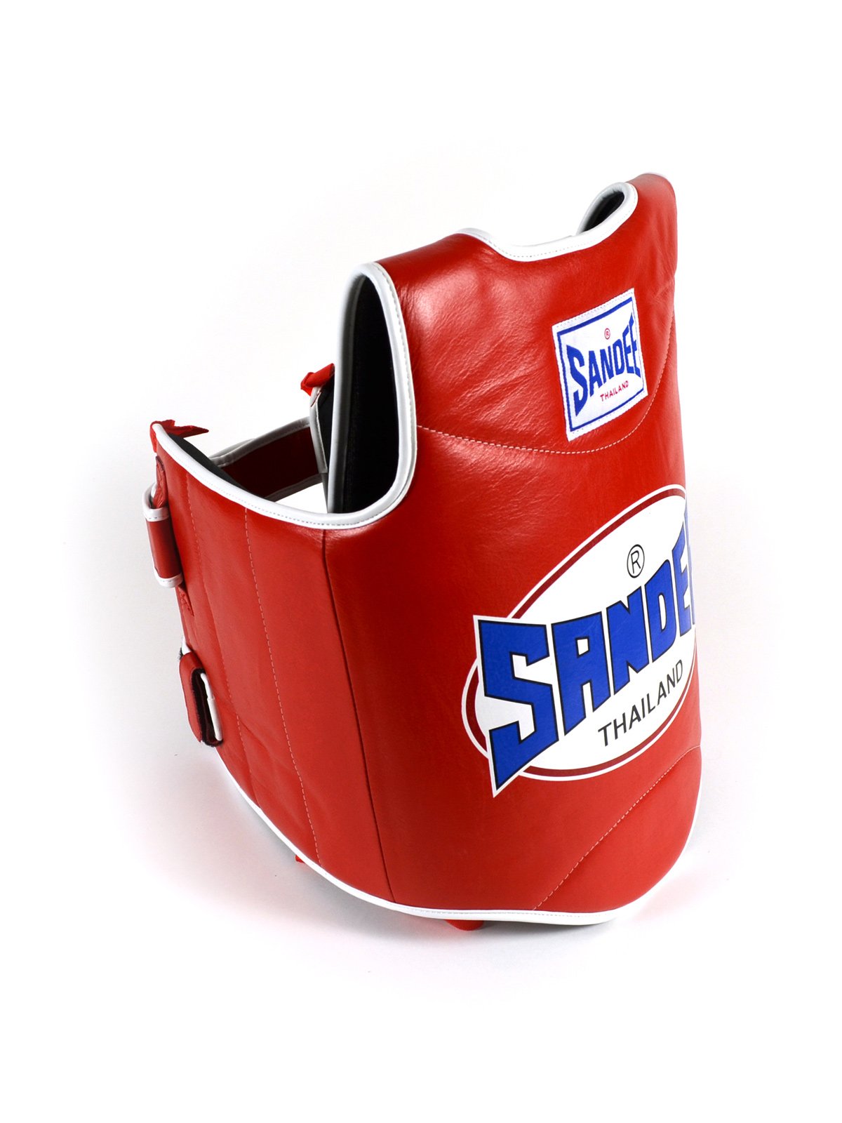 SandeeSynthetic Leather Authentic Body Shield Red & White XS