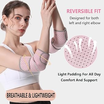Elbow Brace for Men & Women, Adjustable Compression Support