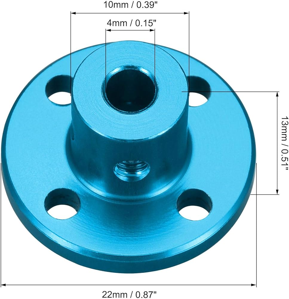 Amazon | uxcell フランジカップリング モーターガイド シャフト