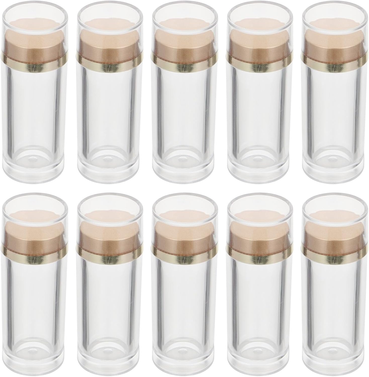 10Pcs Acrylic Storage Bottles with Lids for Home Kitchen Organization