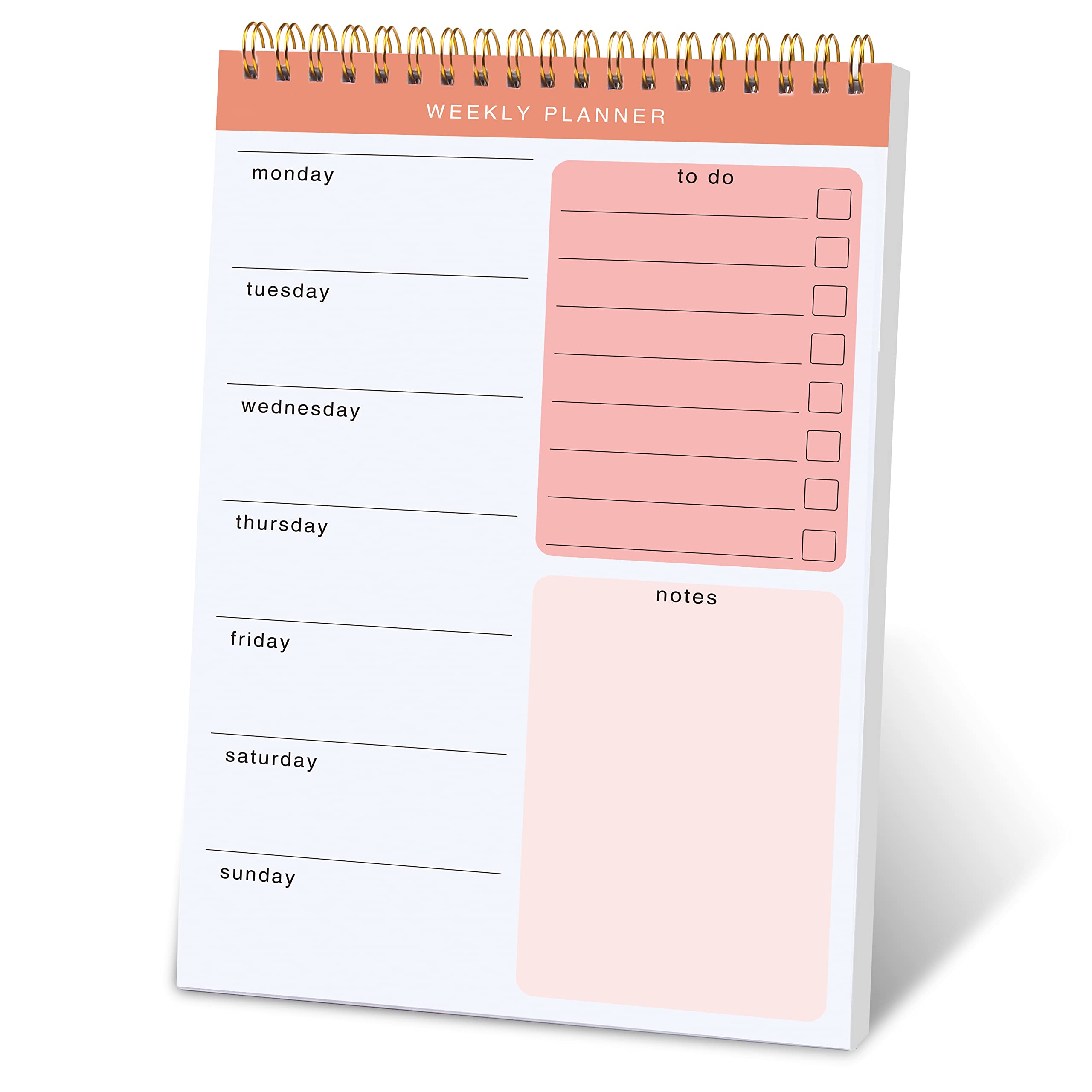 Buy weekly planner notepad undated weekly planner runs form monday to