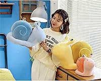 Vista 3 de Cojín de caracol - Almohada para suelo y automóvil, comodidad de lectura (amarillo, 11.8 in)