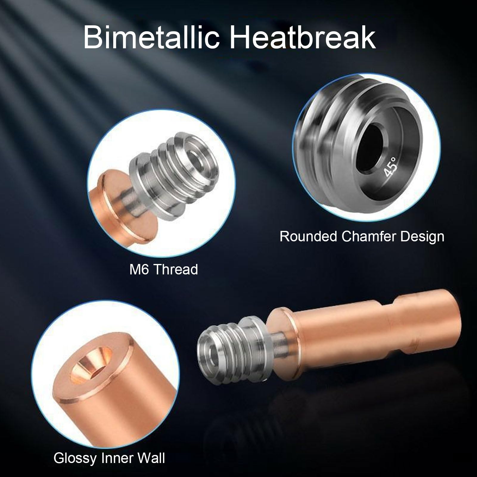 Hotend-Set für S1 & S1 Combo, 3-teilig, 60W Keramikheizer, 200K