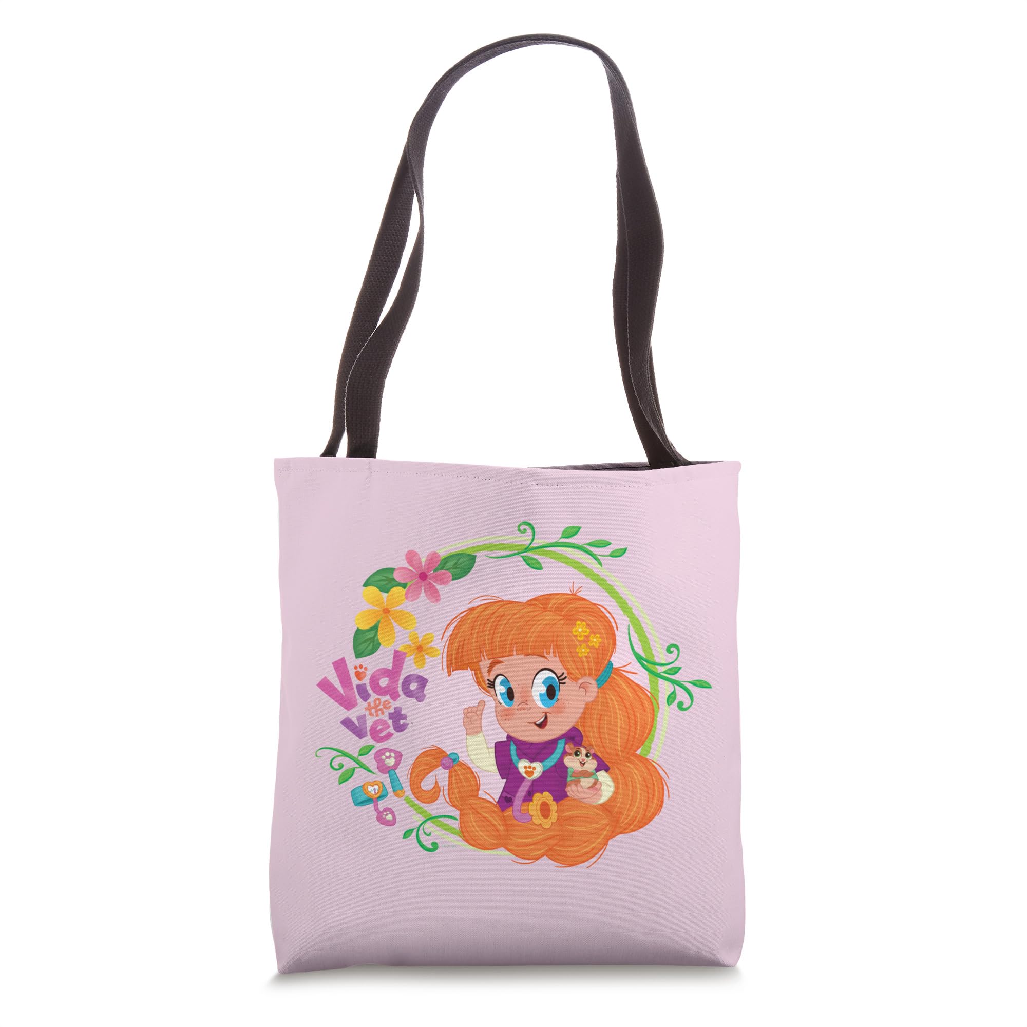 Vida The Vetflowery Vet Care Graphic Logo Tote Bag Desertcart