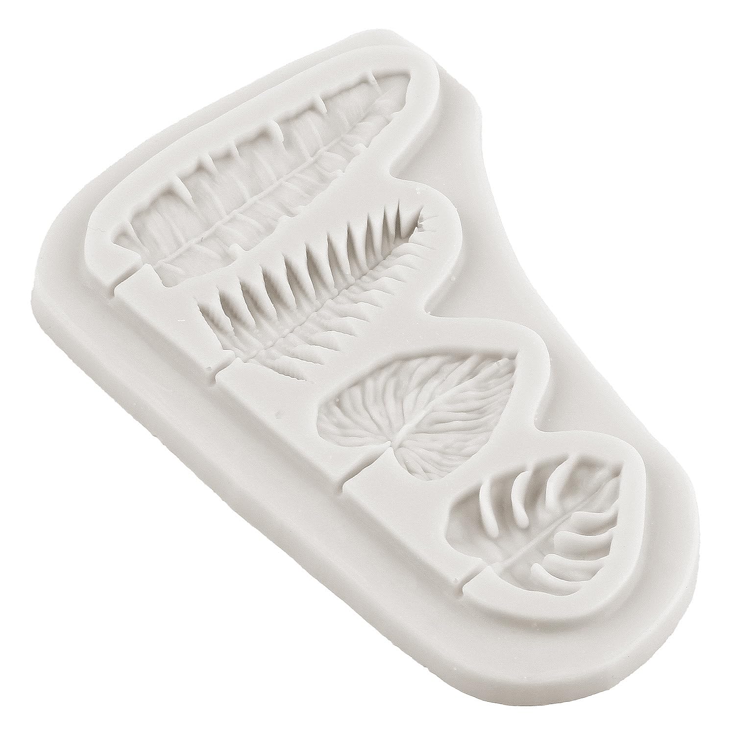 QDMOLDS Moule En Silicone Feuille De Palmier - Moule Tropical Pour Gâteau, Chocolat, Fondant