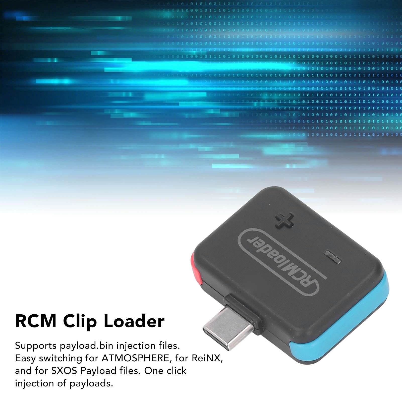 RCM -Klem/Holder Dongle Iniettore Modelli di Modelli RCM per la modalità di Ripristino Un per la Console Switch -PRO Proprietaria Materiale ABSPRIETARIO