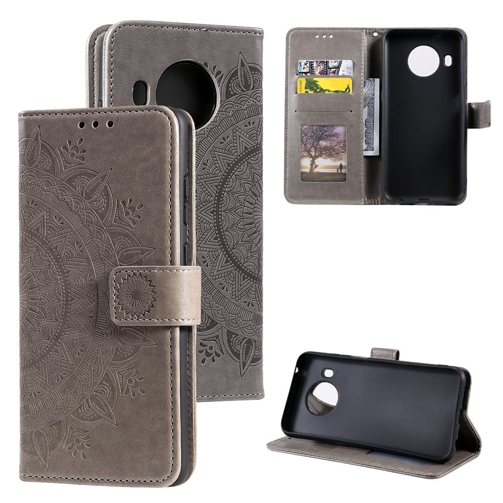 CoverKingz Cover Per Nokia X10 / X20 – Custodia A Portafoglio In Ecopelle Con Motivo Mandala Viola, Pratica E Resistente