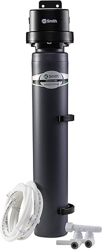 AO Smith Filtro de agua para grifo de fregadero - Sistema avanzado de filtro de agua de conexión directa debajo del fregadero - La filtración
