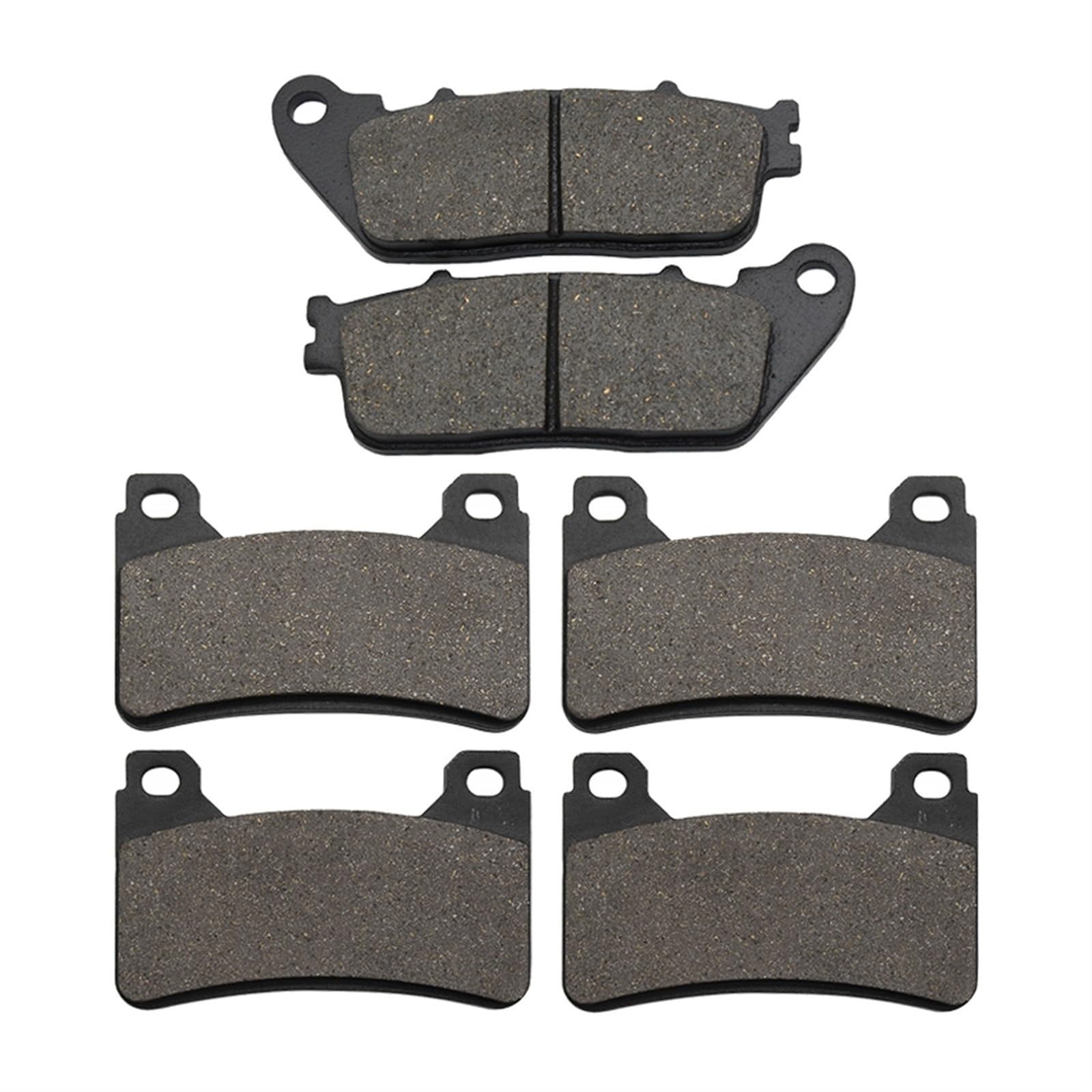 Pastillas de freno de motocicleta Pastillas de freno delanteras y traseras para motocicleta VFR 800 F FA XA Interceptor ABS para modelos 2014-2016 CB1000R 2009-2015(Front and Rear)