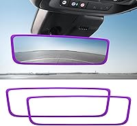 Vista 9 de Ohleats Marco Protector para Espejo Retrovisor de Coche, Funda de Protección de Borde de Espejo Retrovisor de Silicona Compatible con Modelo 3