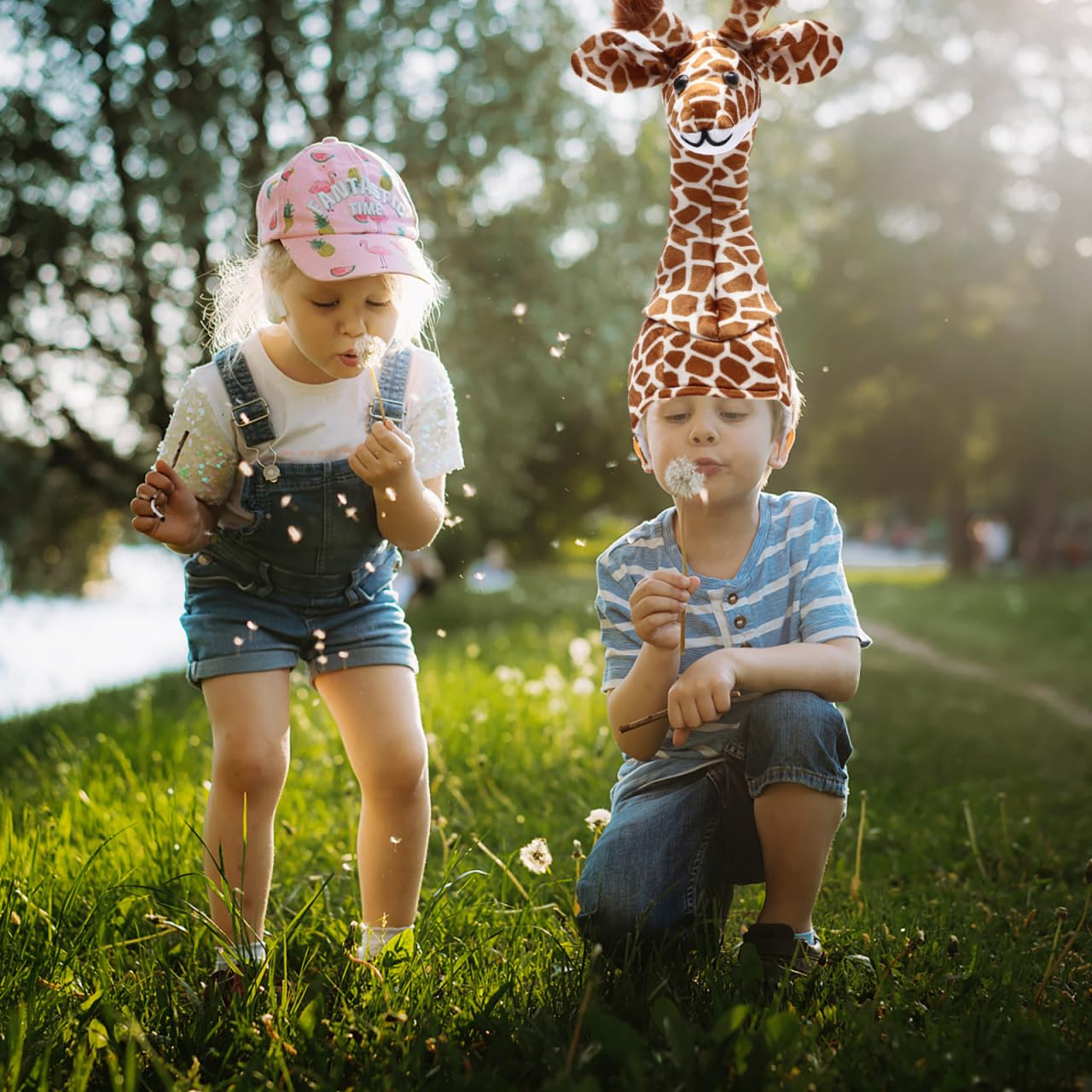 TOYANDONA Costume animal girafe chapeau pour performance interactive costume pour parents et plaisir lors de fêtes et célébrations fêtes à thème animal, Halloween carnaval