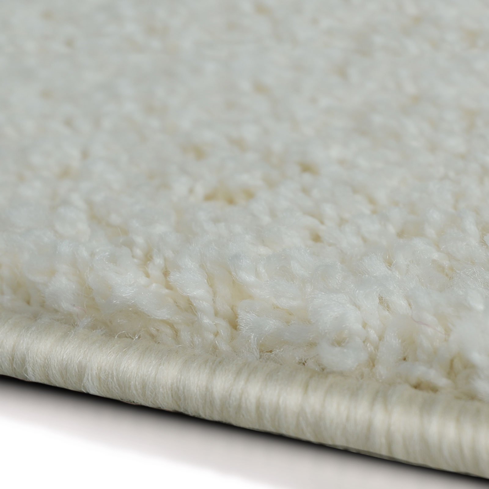 casa pura - Tapis Shaggy - Tapis à Poils Longs - Tapis Doux et épais - Qualité Allemande - Tapis Moelleux pour Salon et Chambre - Barcelona (Ecru, 160 x 230 cm)