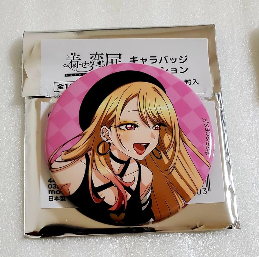 その着せ替え人形は恋をする　着せ恋 展　喜多川海夢　限定　原画 缶バッジ 5th Anniversary その着せ替え人形は恋をする展覧会 トレーディング缶