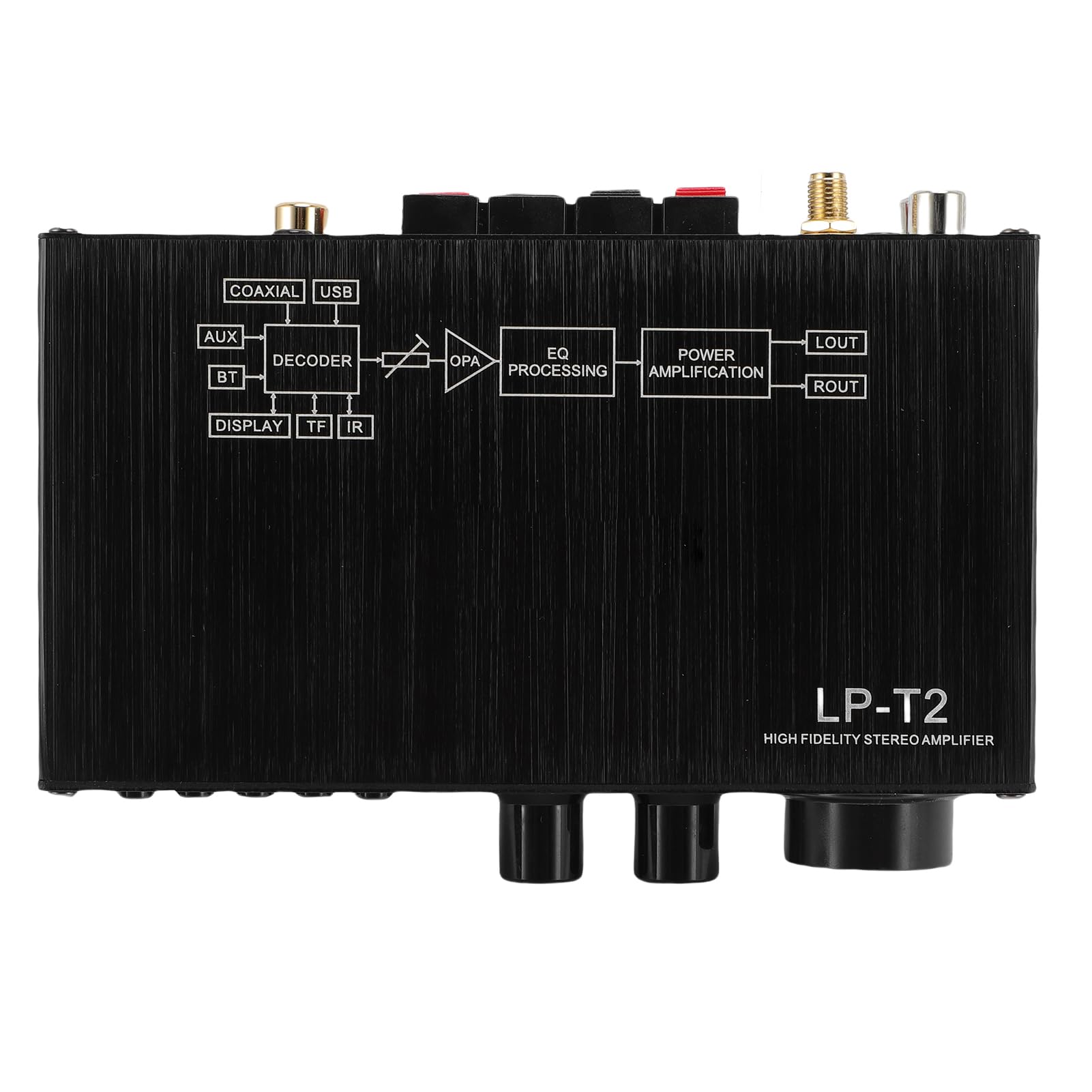 Amplificatore per Prestazioni Hifi, 5.1 Stereo -Slower -E eq Control per Home (Spina europea)