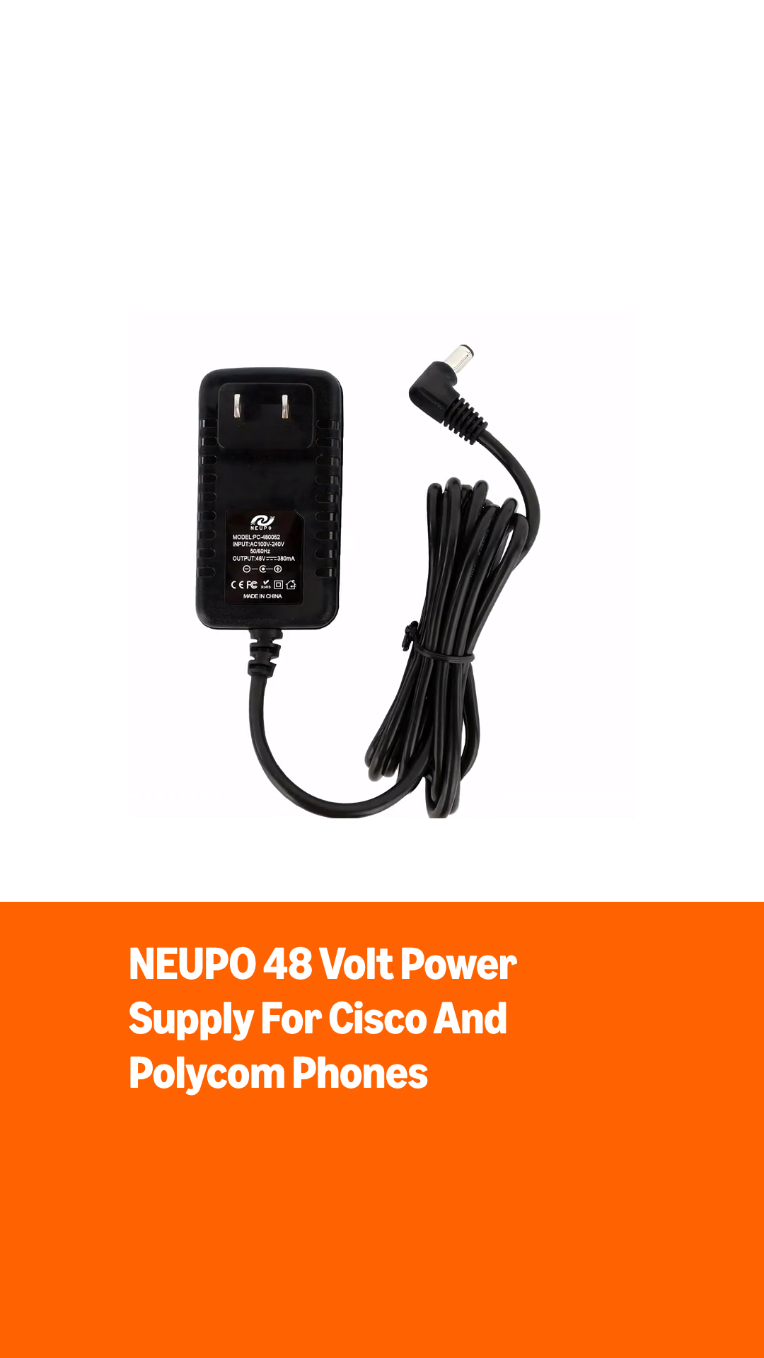 Amazon.com: NeuPo 48 Volt Power Supply | Power Adapter Compatible