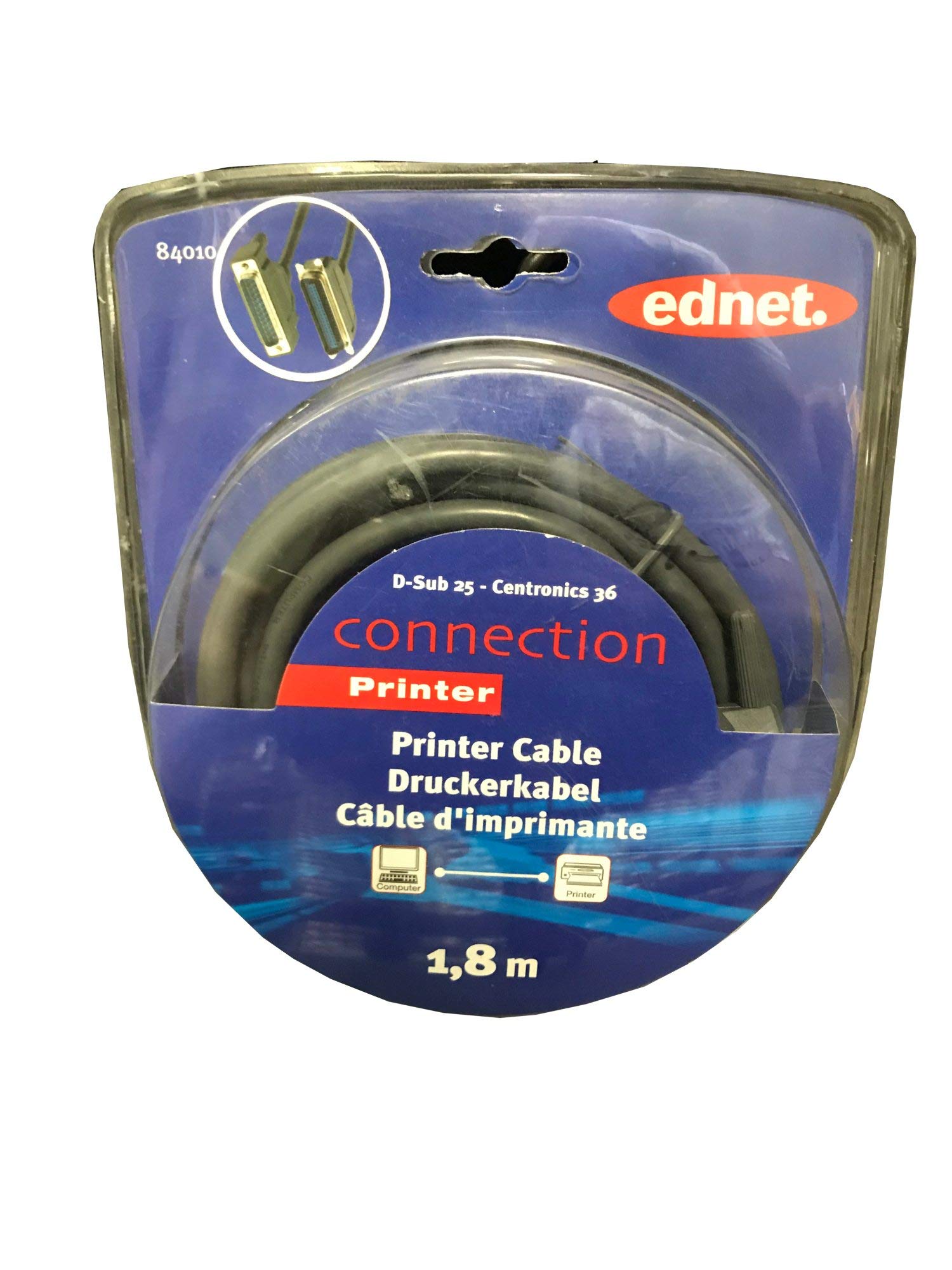 ednet Printer Cable HQ 1.8 m