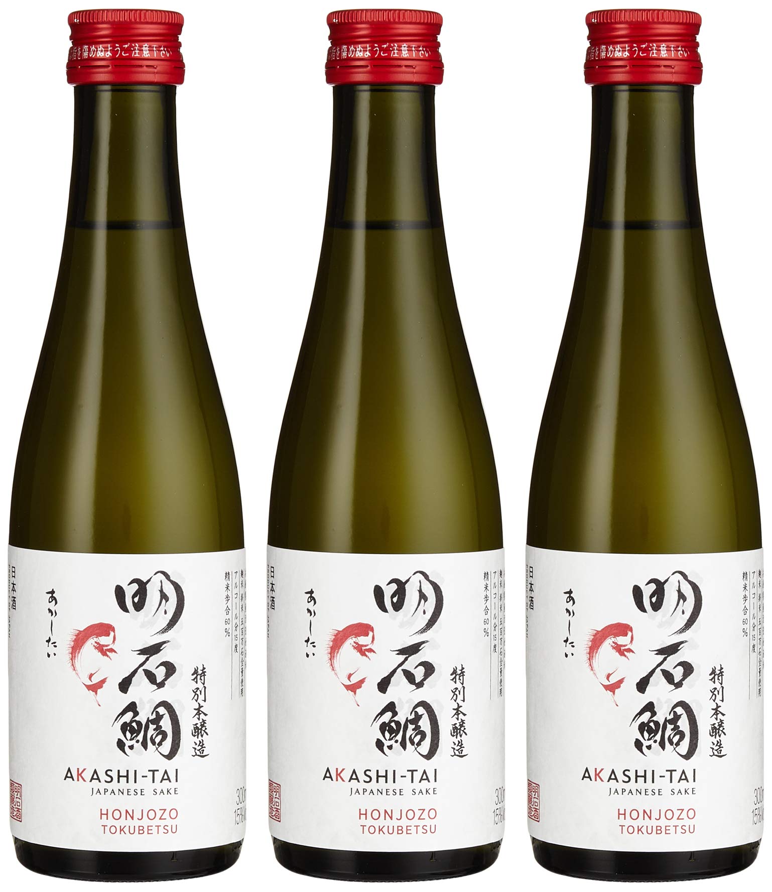 Akashi Sake Brewery Honjozo Tokubetsu 15%vol (3 x 300 l)