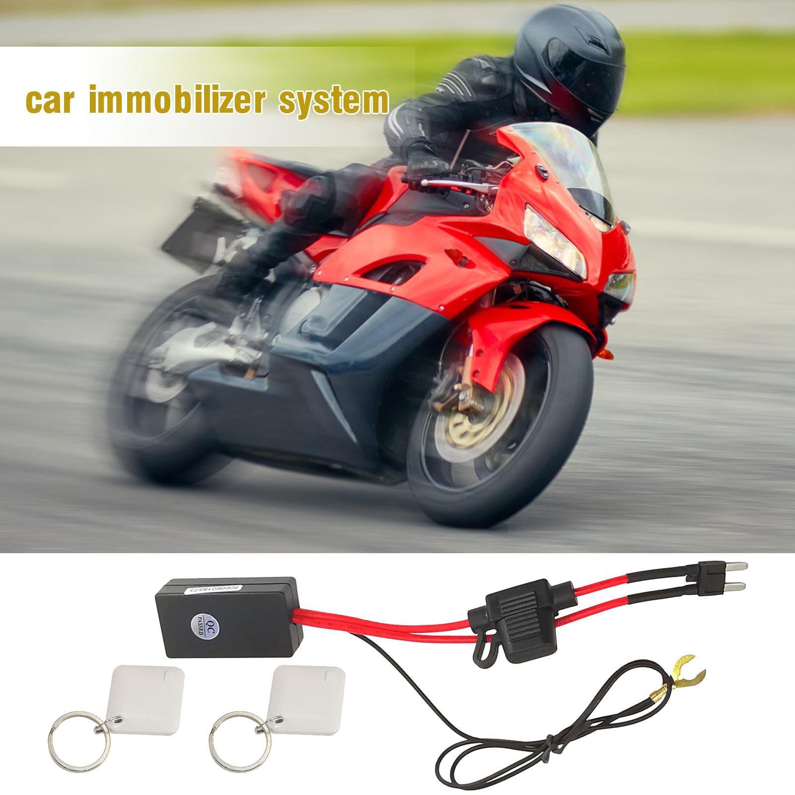 Immobilisateur sans Fil pour Voiture | Sécurité d'immobilisation de | Voiture avec détection Automatique - Blocage électronique antivol pour véhicules avec Deux Modes RC antivol pa