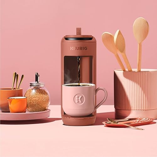 Miniatura 10 de Keurig K-Mini Mate Cafetera de Una Sola Porción – Ultracompacta de 4" de Ancho, Compatible con Taza de Viaje, Regalo Ideal para Fiestas para Piedras