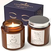TRINIDa SLEEP & RELAX Scented Candles Make for Women, Aromatherapy Luxury Candles Gifts for Women, Natural Organic Soy Wax Relaxing Lavender Candles, Perfect Bath, Birthday, Mother’s Day Gifts for Her