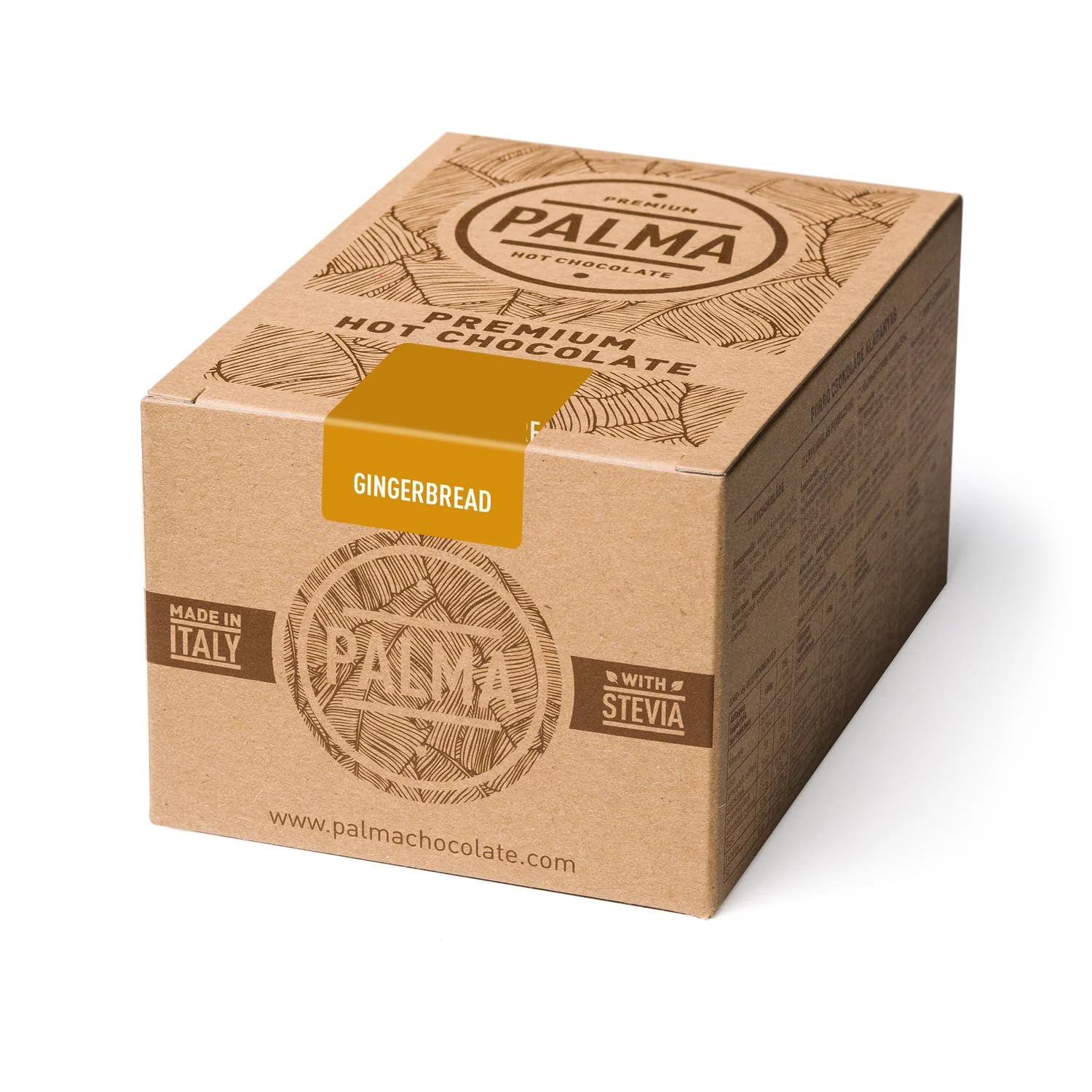 PALMA Italian Hot Chocolate Sachets - Gingerbread | 250g (10 Servings)