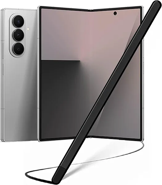 Stylus for Samsung Galaxy Z Fold 7 Pen (Supporting Both Internal External Screen), Slim Alloy Fold7 Stylus SPen Replacement for Galaxy Z Fold 7 6 5 Phone Touch Screen Slim S Pen Fold Edition - Black
