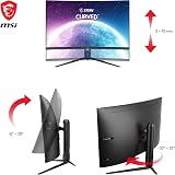 MSI G32CQ5P Écran Gaming incurvé 31.5" WQHD - 5