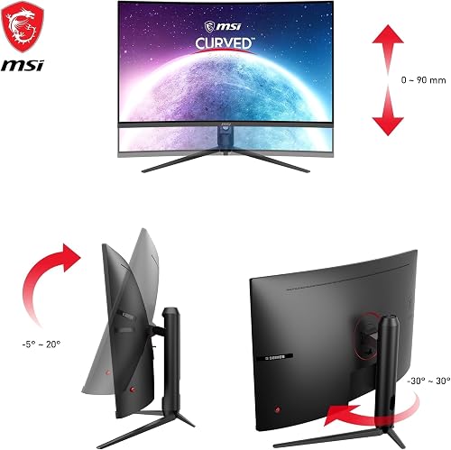 MSI G32CQ5P Écran Gaming incurvé 31.5" WQHD - 5