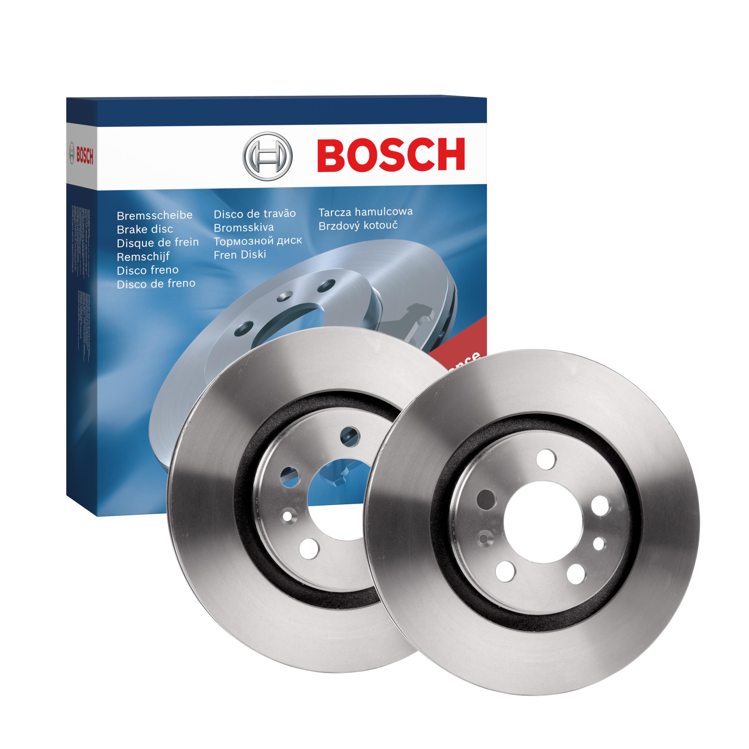 Bosch BD1985 Discos de freno, certificación ECE-R90, 1 juego de 2 discos