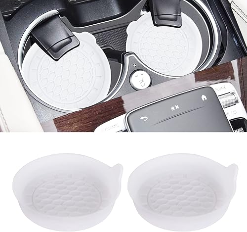 Miniatura 24 de Amooca Portavasos universales para automóvil, impermeables, antideslizantes, a prueba de derrames, accesorios para el interior del automóvil