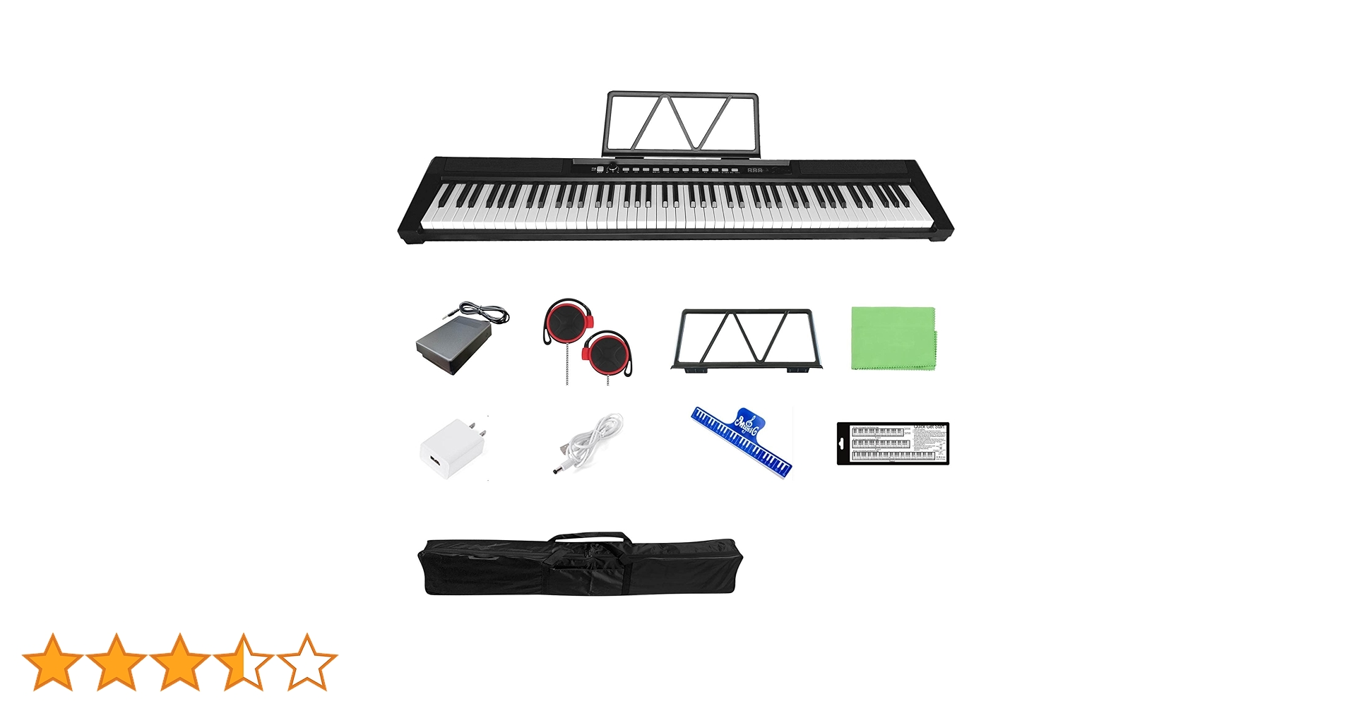 【美品】 TOMOI 88鍵 キーボード 電子ピアノ トモイ　2021年製 Amazon | トモイ TOMOI 電子ピアノ88 鍵盤 折り畳み式