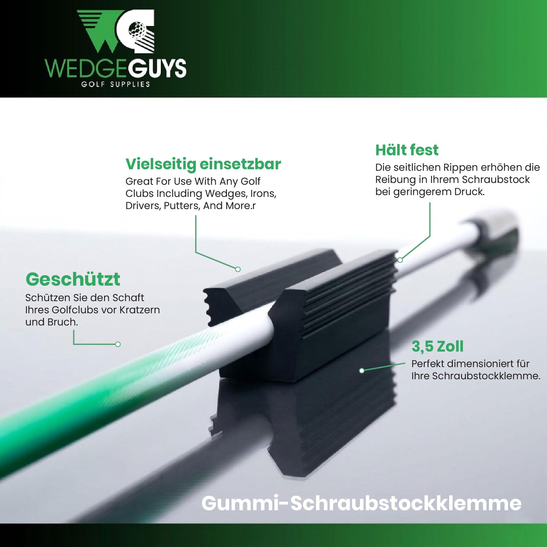 Wedge Guys Golf Zubehör Herren Light Grip Kit - Golfschläger Griffwechsel Set - Griff Reparatur Set Golf - Einfache Installation & Maximaler Halt - Golf Accessories