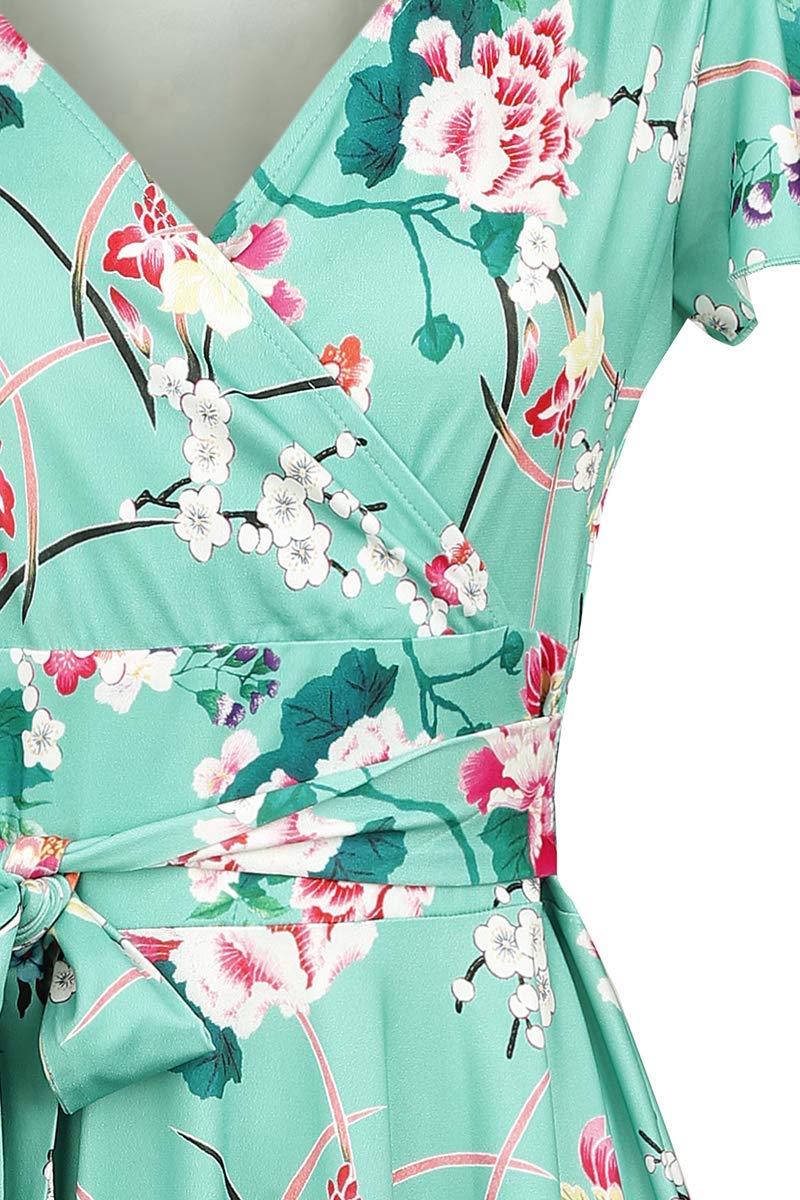 Hell Bunny Midori Dress Frauen Kurzes Kleid Mint