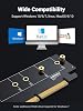 محول SSD NVMe M.2 متوافق مع Ugreen PCIe 4.0 x4 x8 x16 بسرعة 64 جيجابت في الثانية