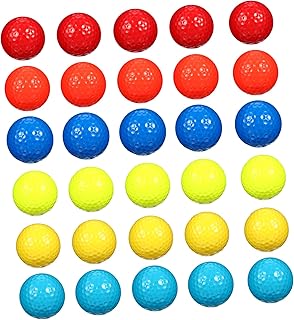 Anneome 30 Peças Bola De Golfe Colorida Kidcraft Playset Bolas De Golfe Para Crianças Bolas De Golfe Coloridas Bolas De Voo Bolas De Prática Coloridas Para Treinamento De Iniciantes Golfe
