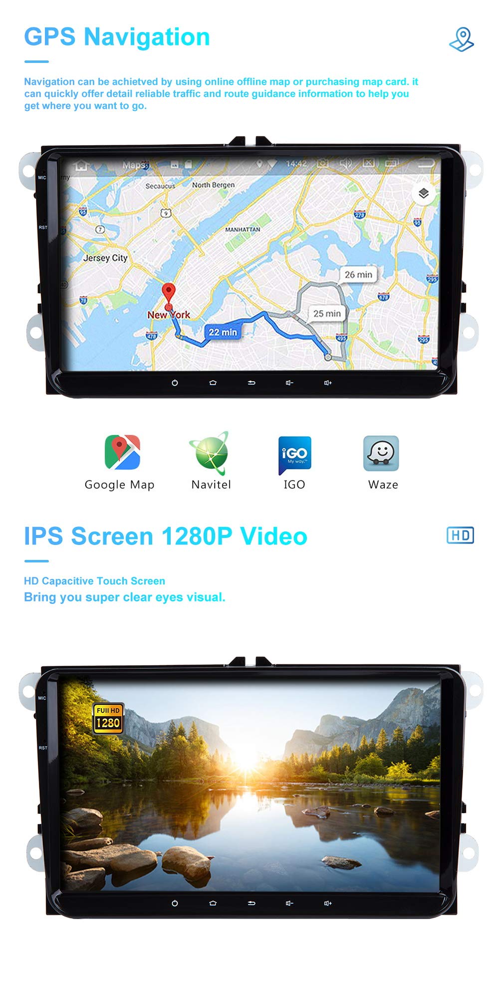 Buy ZLTOOPAI Car Multimedia Player for VW Volkswagen Golf Polo Caddy