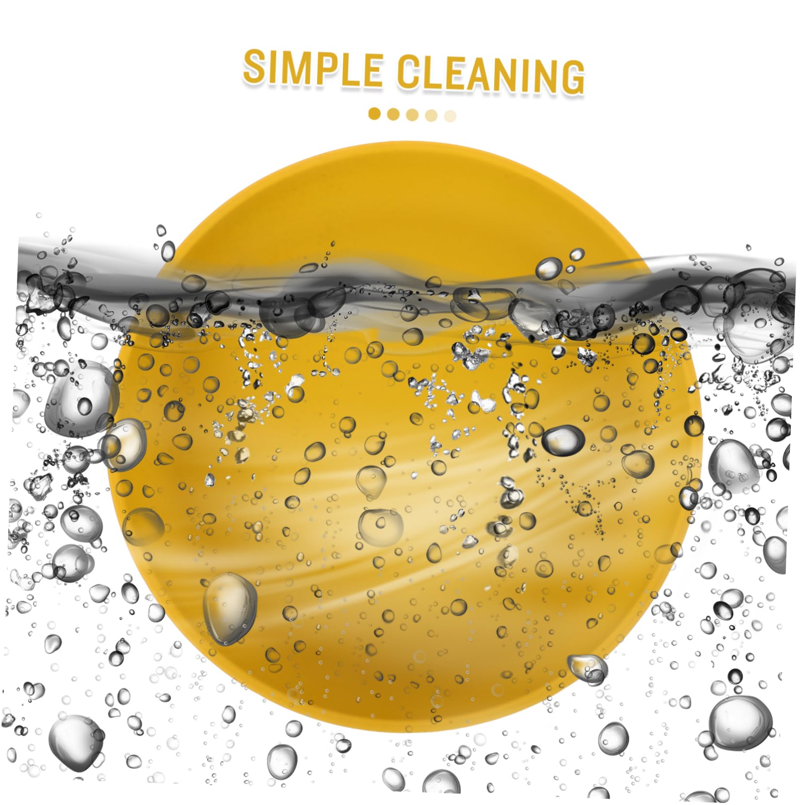 HOLIDYOYO Safe Silicone Scoop Plates for Elderly Handicapped Suction Base Senior Dining Plate Anti-spill Feeding Aid