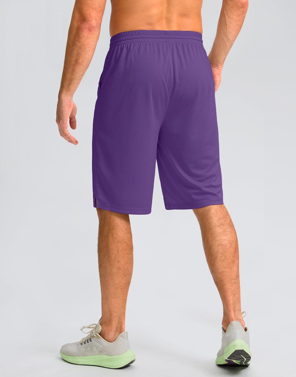 G Gradual Men's Athletic Shorts with Pockets 11" Long Basketball Shorts Lightweight Quick Dry Gym Workout Shorts for Men - Image 2