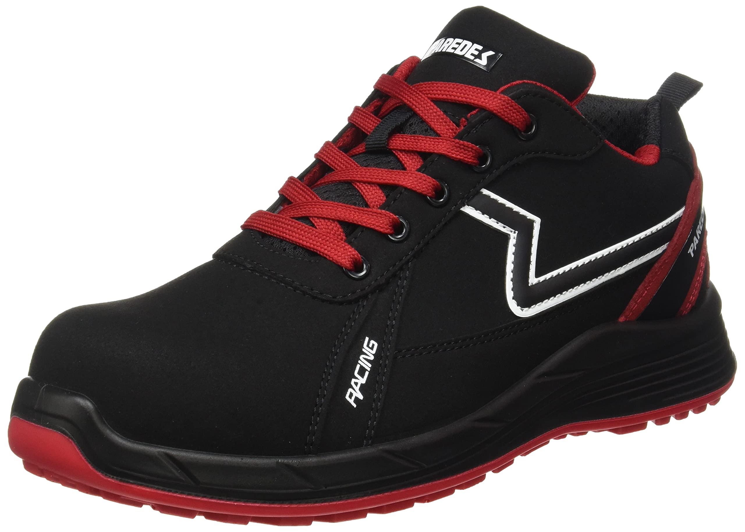 Paredes Deportivo Alonso - S3 Ci HI ESD SRC - Color Negro y Rojo - Talla 38